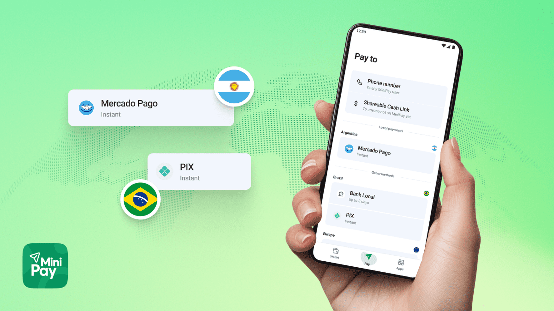 send crypto to LATAM